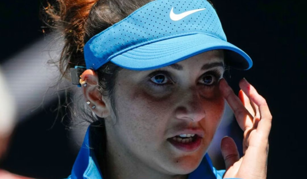 Sania Ends Her Grand Slams Journey, Leave Australian Open Stage with Tears